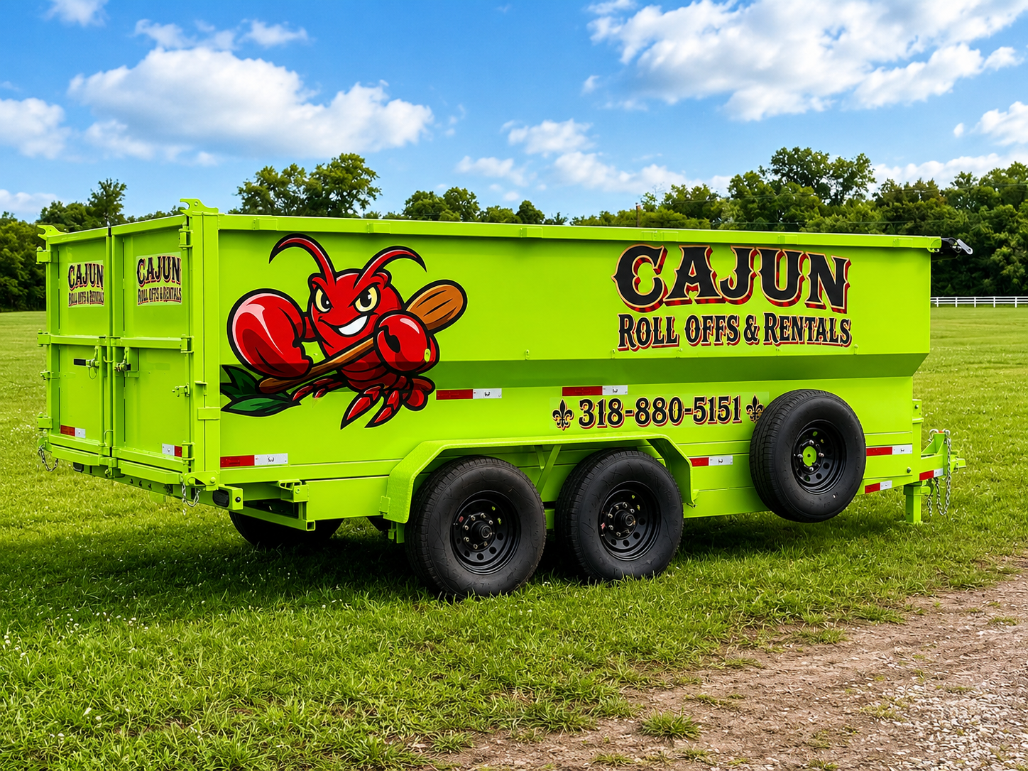 Dump Trailer rental Cenla LA