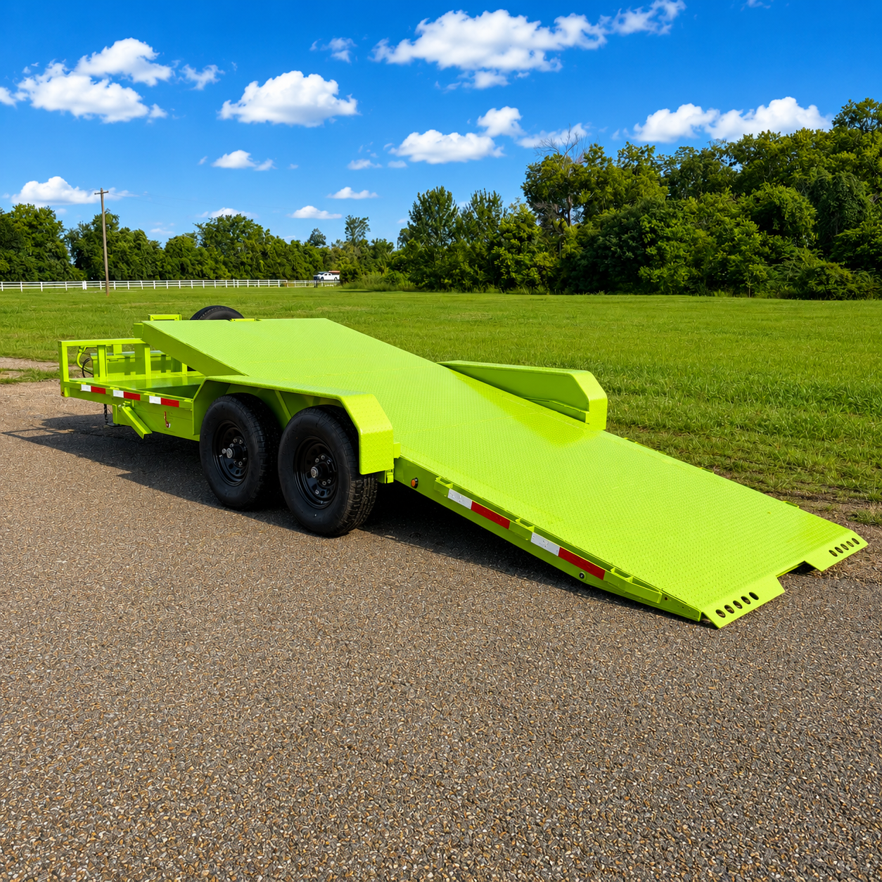Tilt Deck Trailer rental Cenla LA